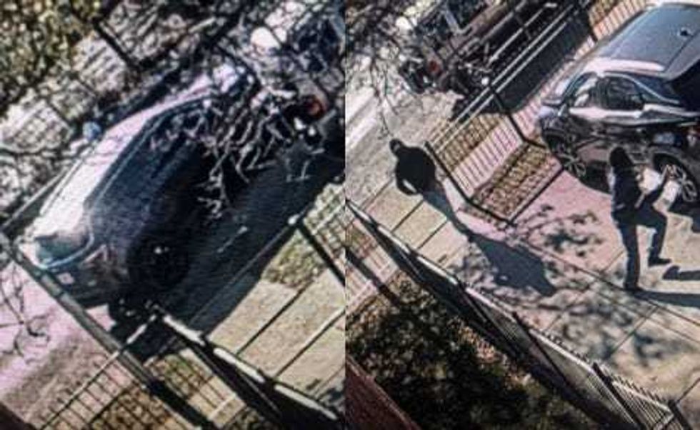 surveillance image of postal robbery suspect