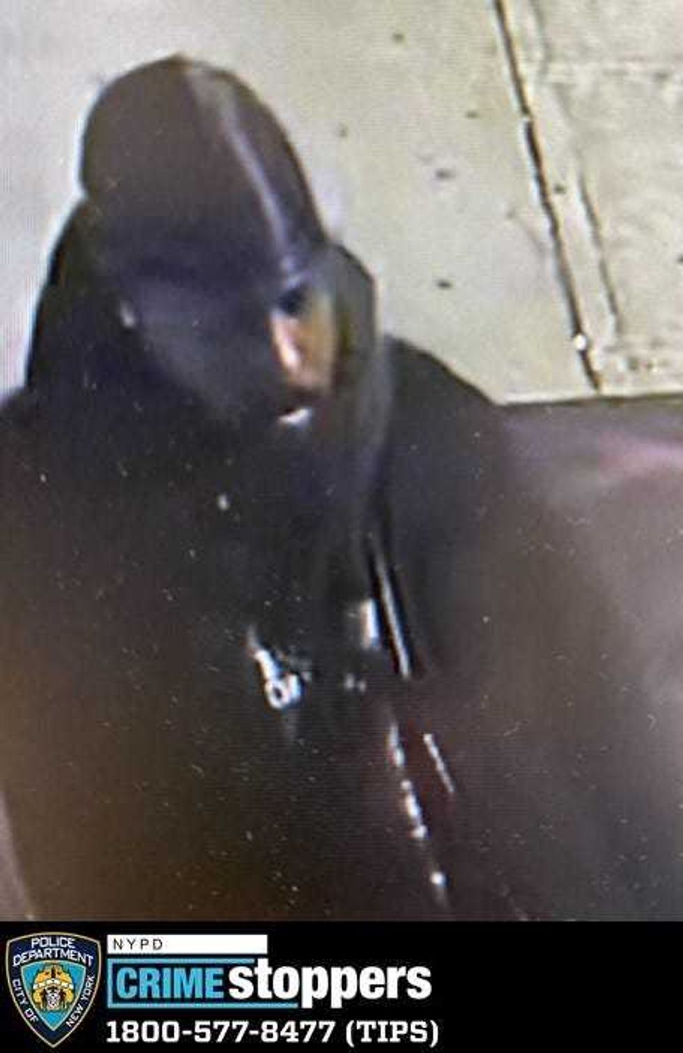 Surveillance image of suspect