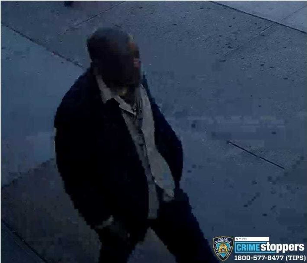 Surveillance image of suspect