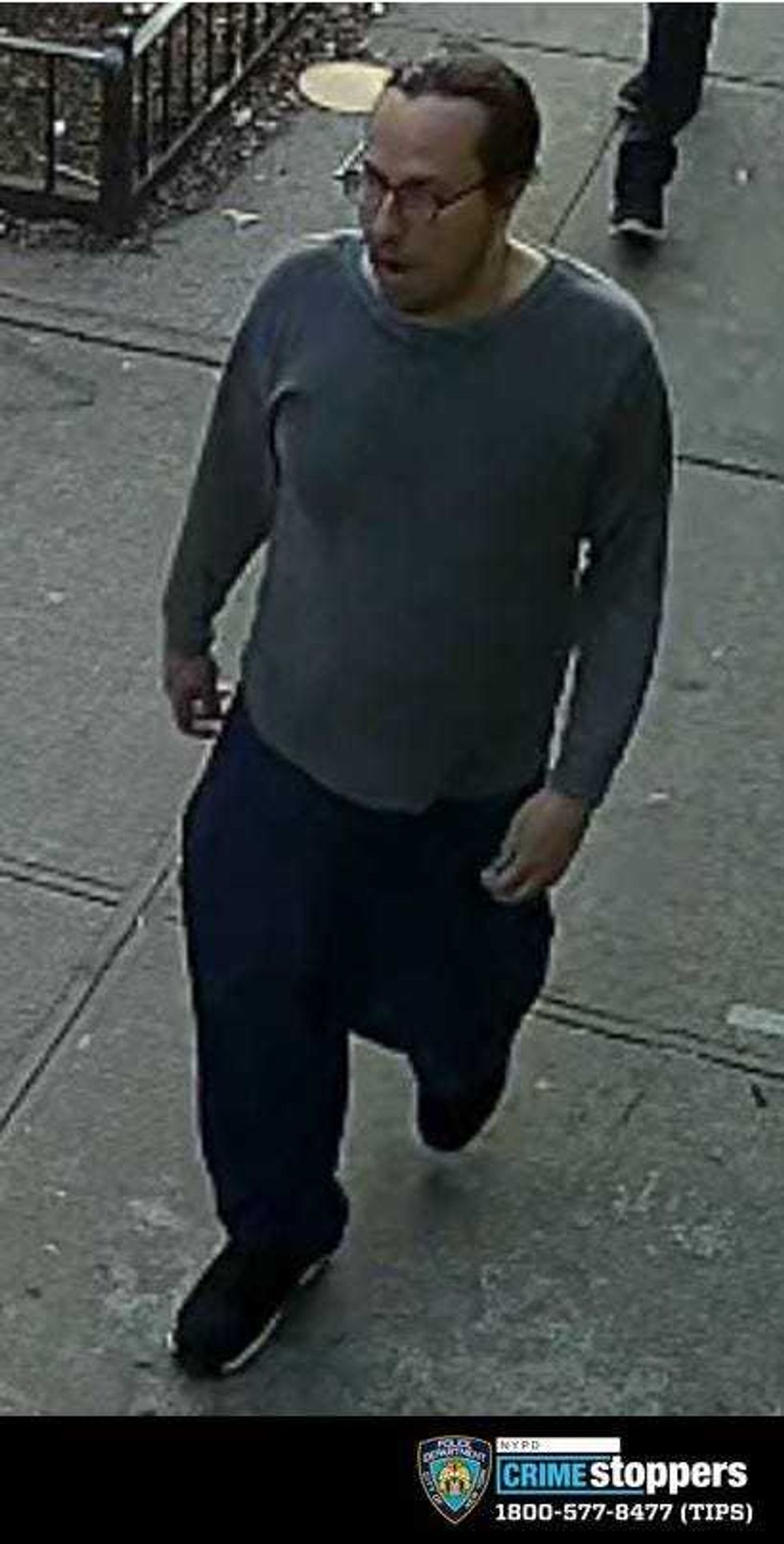 Surveillance image of suspect