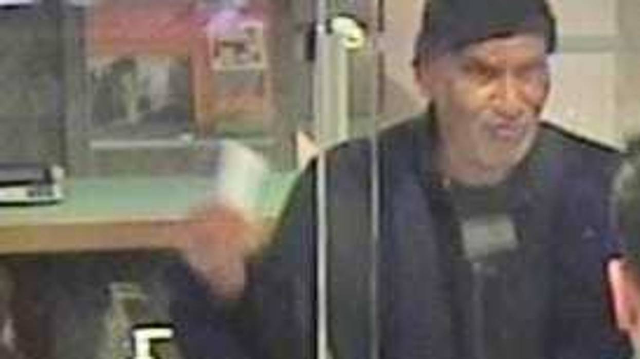 Surveillance image of the suspect in a robbery June 12 at a PNC Bank branch at 2800 W. Armitage Ave.