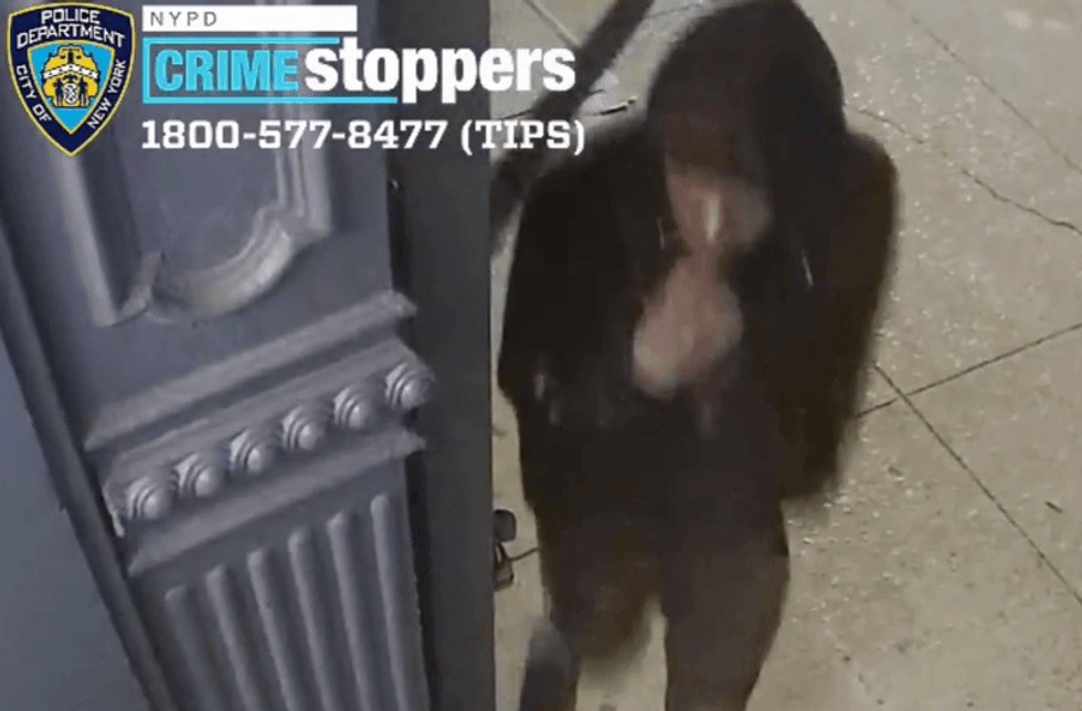 Surveillance photo of the suspect in the SoHo rape on April 21, 2024.