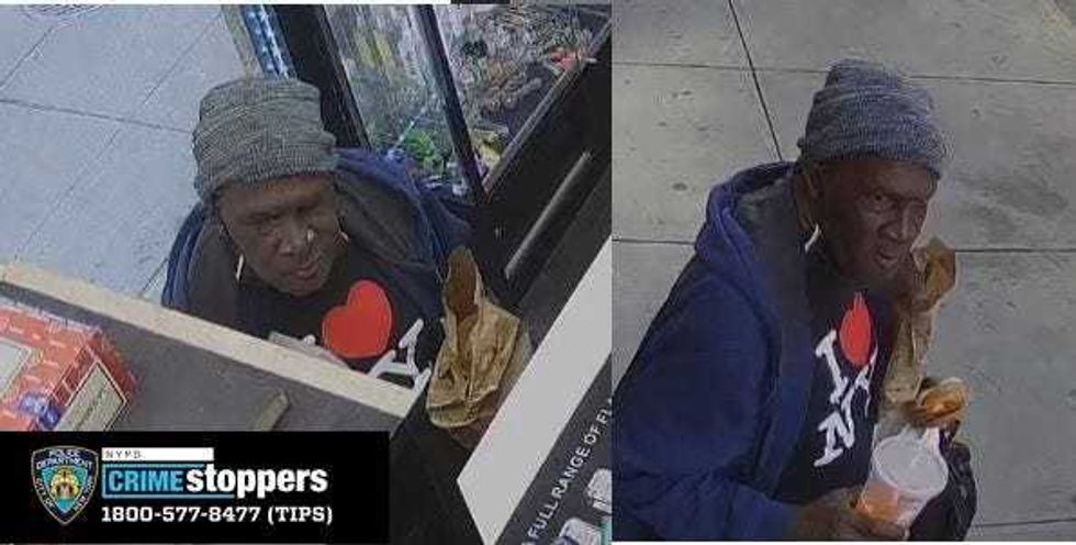 Surviellance footage of suspect
