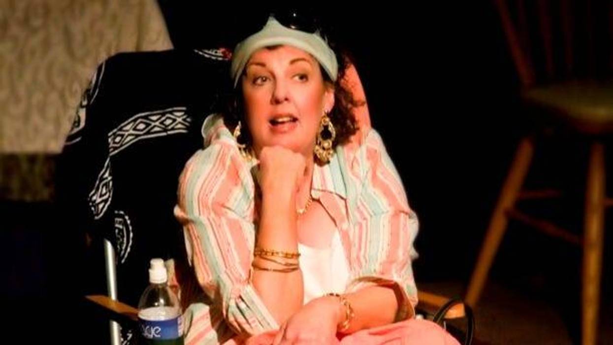 Susan Wefel in the one-woman show “Shirley Valentine”