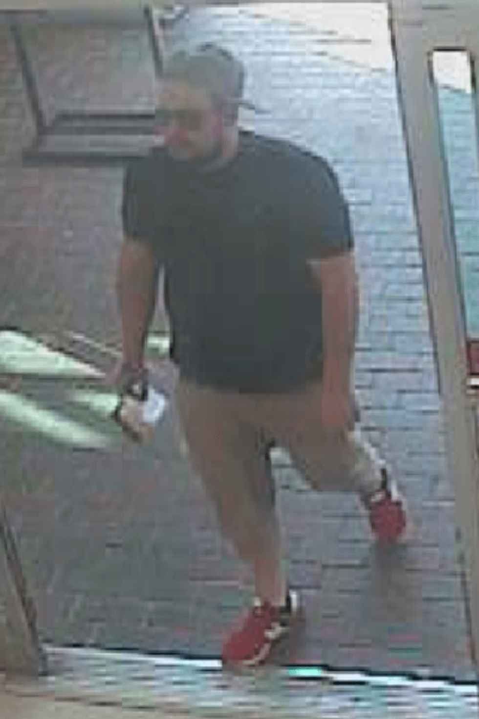 Suspect entering store