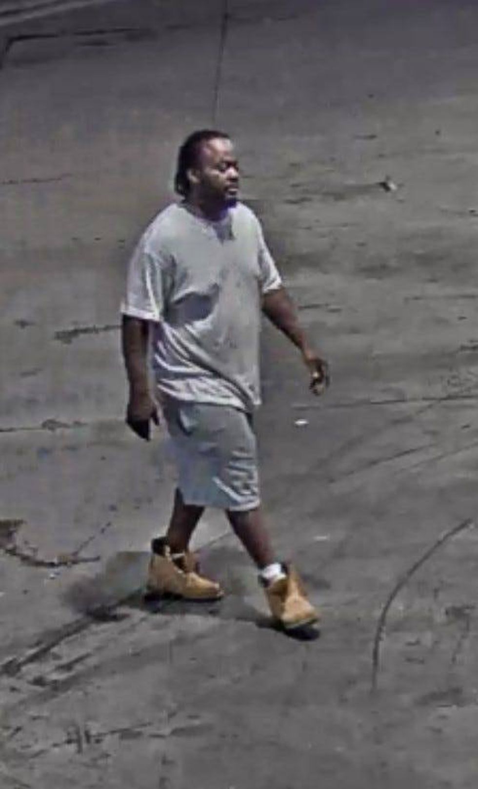 Suspect in a gas station carjacking