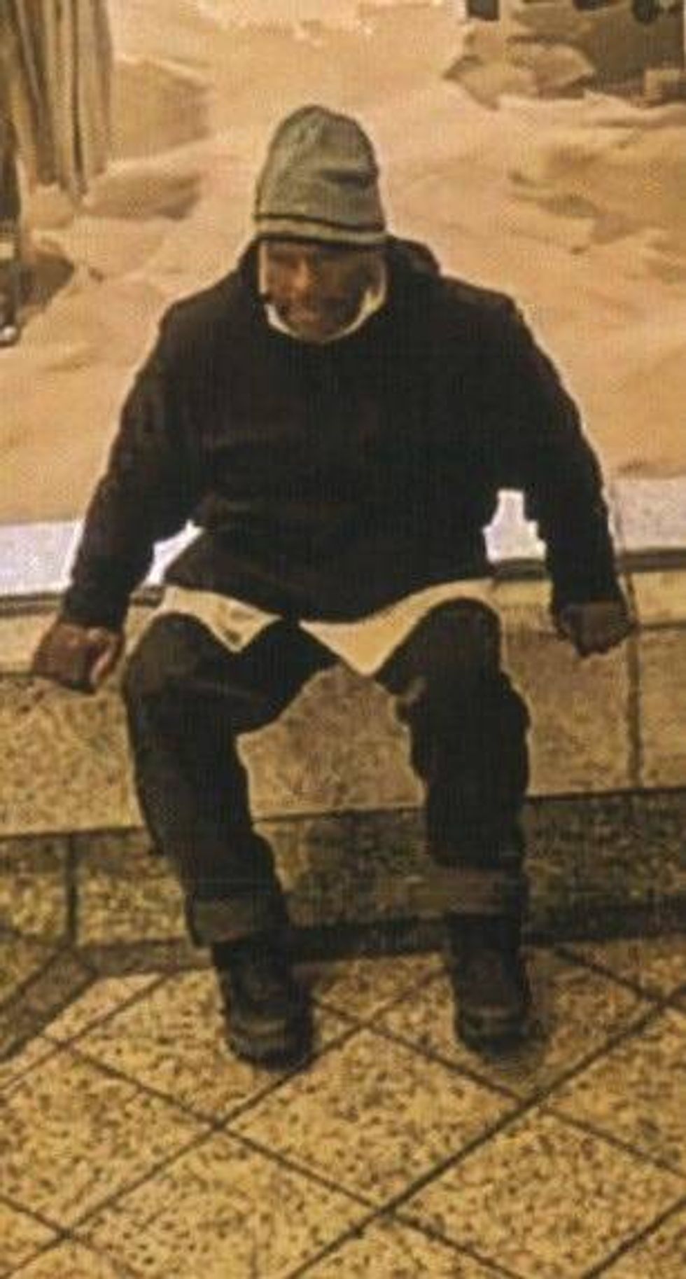 Suspect in a store break-in in Detroit