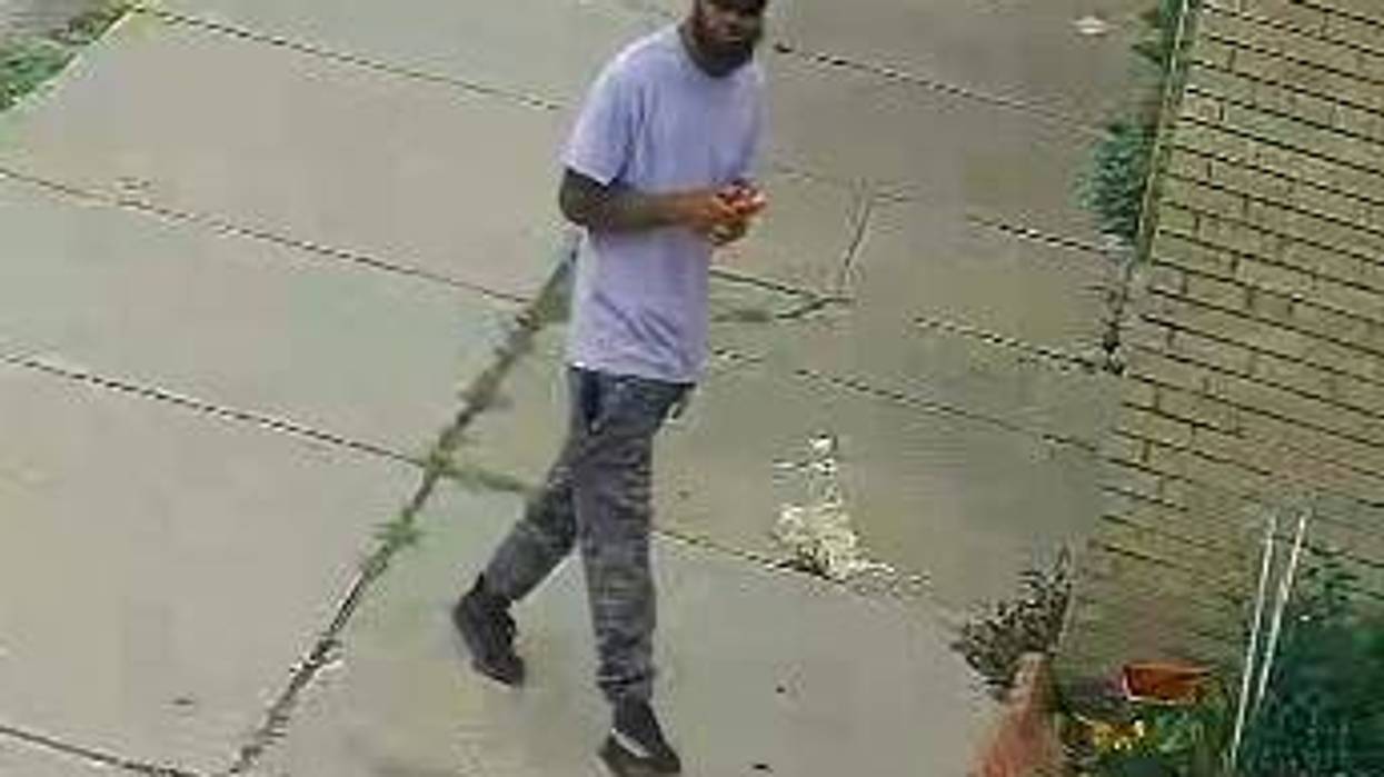 Suspect in an armed robbery
