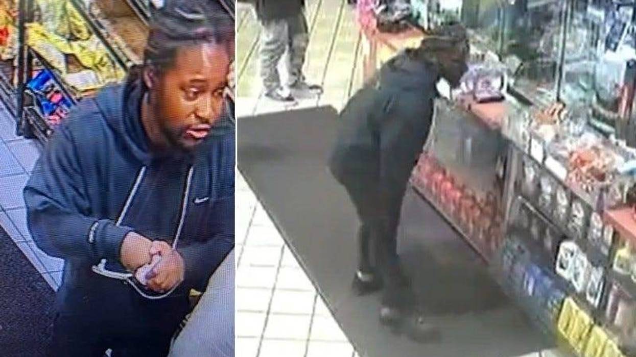 Suspect in an assault at a Detroit gas station