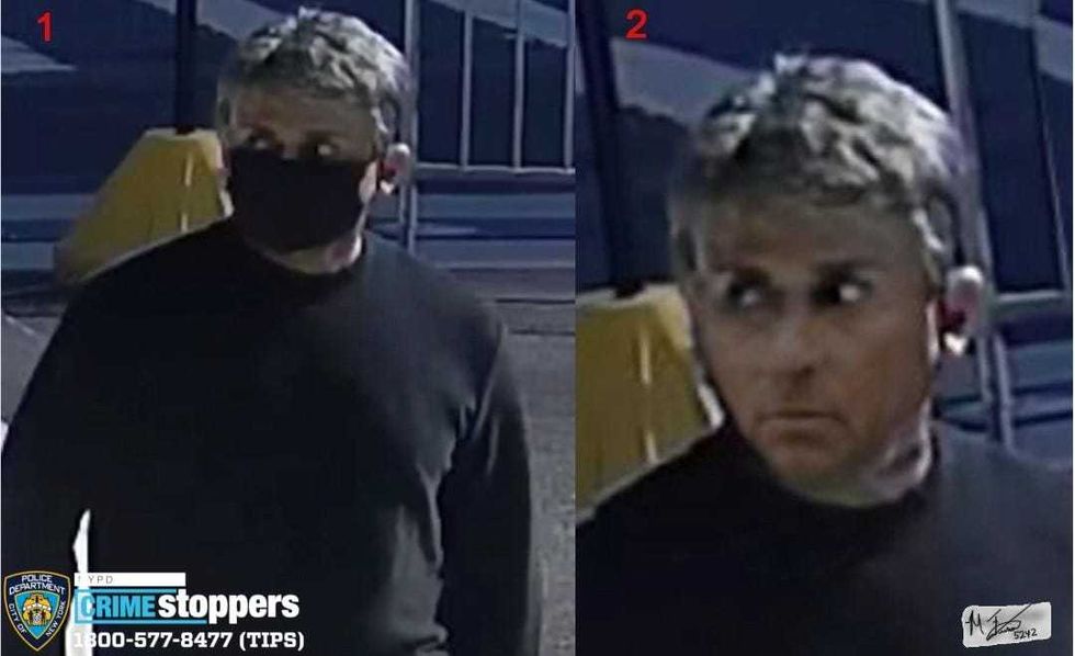 Suspect in jewelry show robbery.