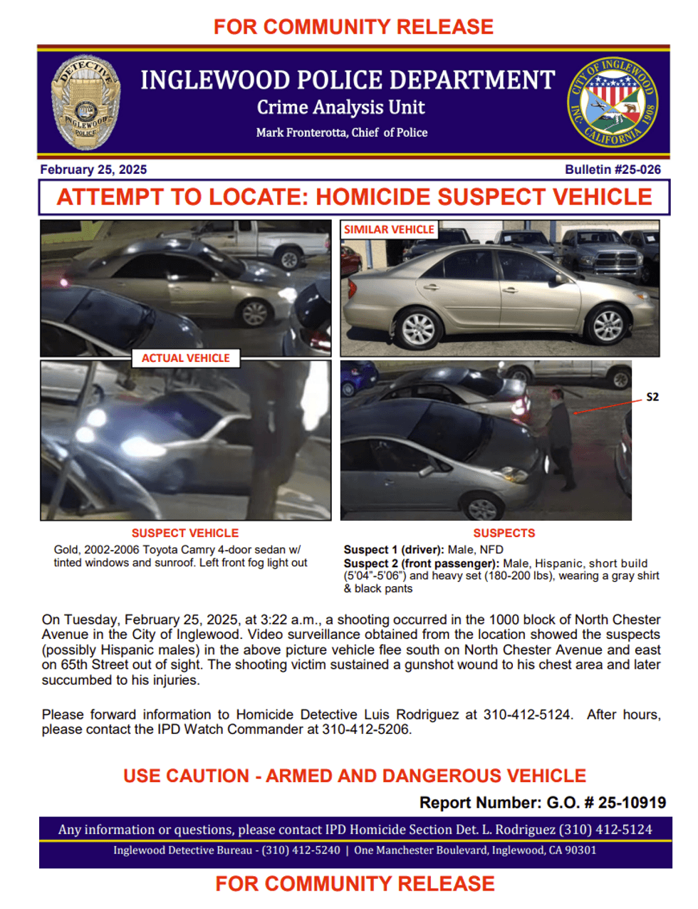 Suspect Info