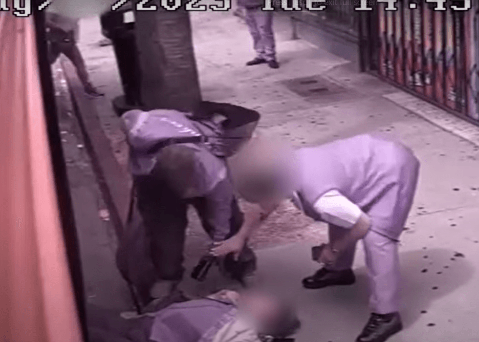 suspect remove the victim’s wallet from her purse while she was on the ground and incapacitated. The suspect then fled with the victim’s wallet.