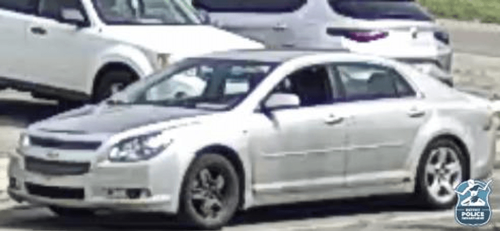 suspect vehicle in an assault and robbery