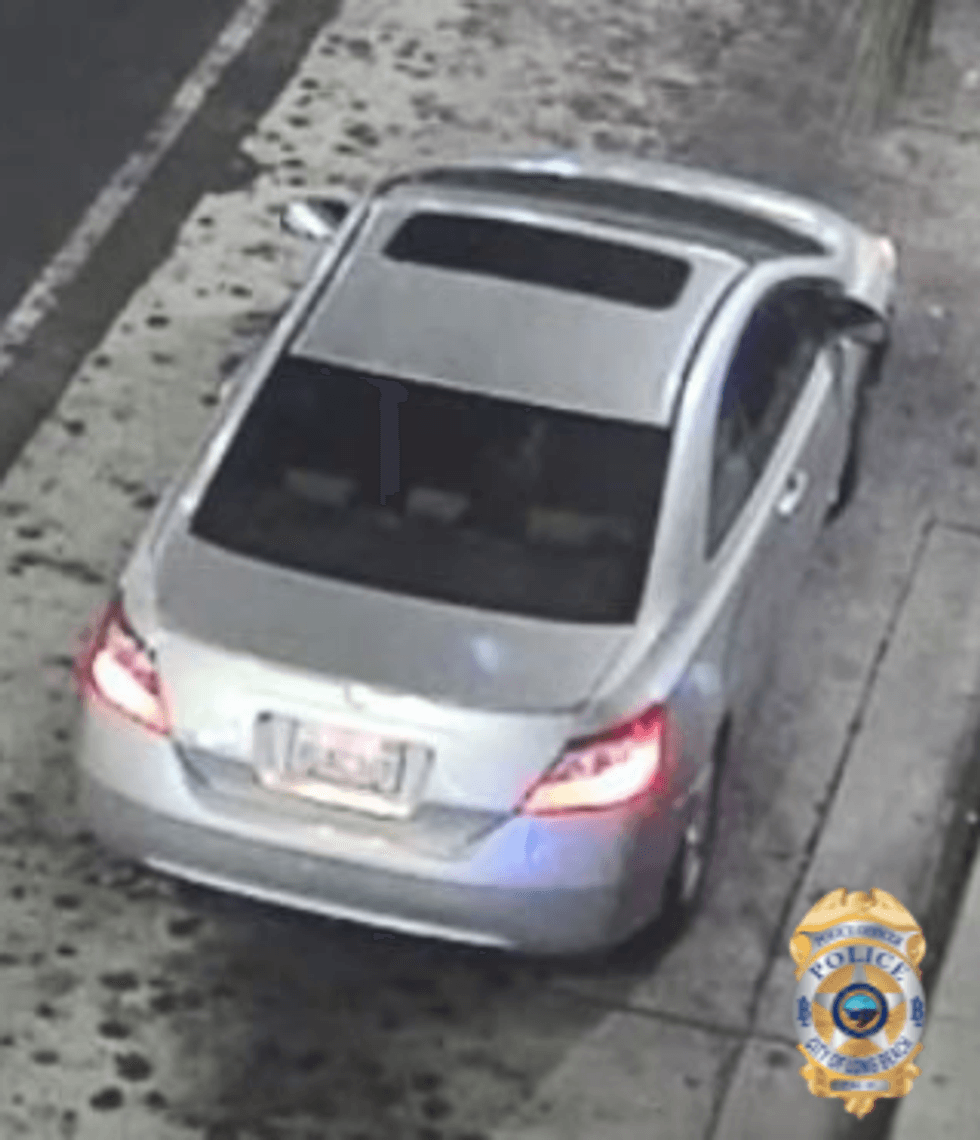 Suspect vehicle.