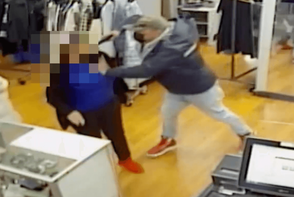 SuspectaThe man pulled the gun on an employee at the Goodwill NYNJ Store & Donation Center on W. 14th Street