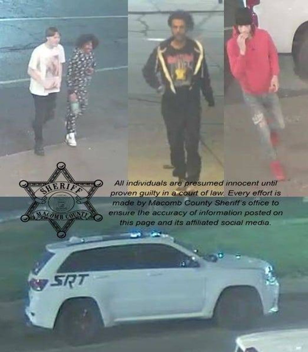 Suspects and vehicle in Macomb County break-in