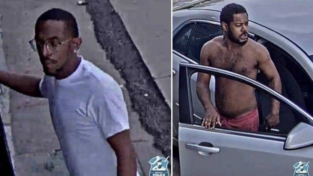 Suspects in an assault and robbery in Detroit