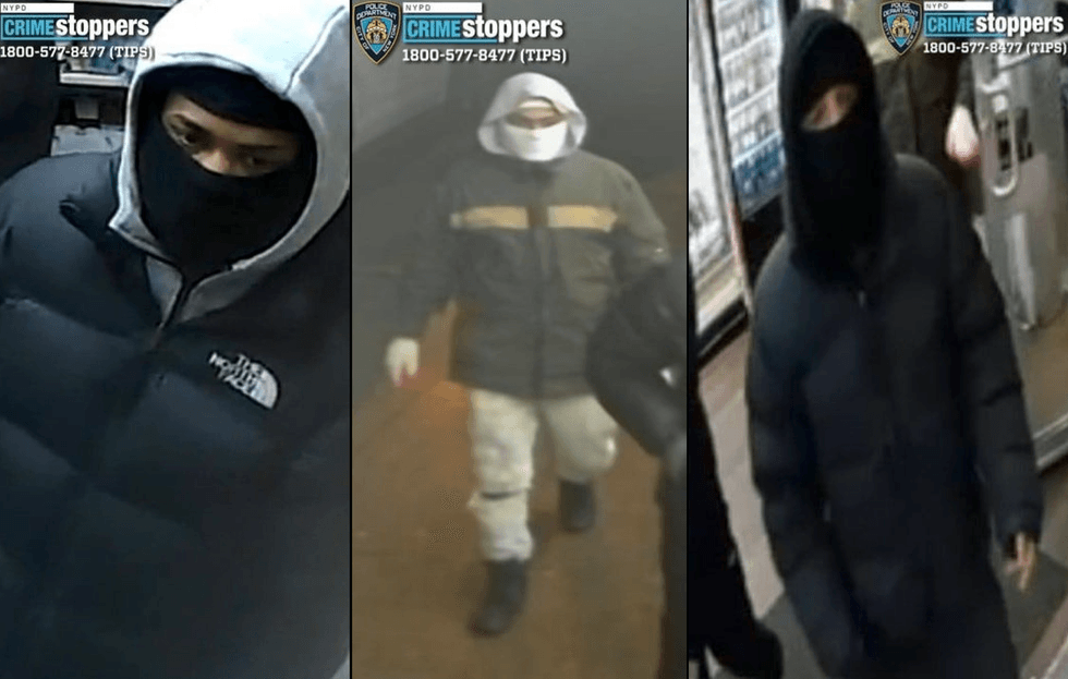 Suspects in the armed robbery of a Bronx bodega on Jan. 6.