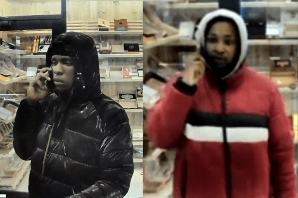 Suspects spray Manhattan smoke shop worker with