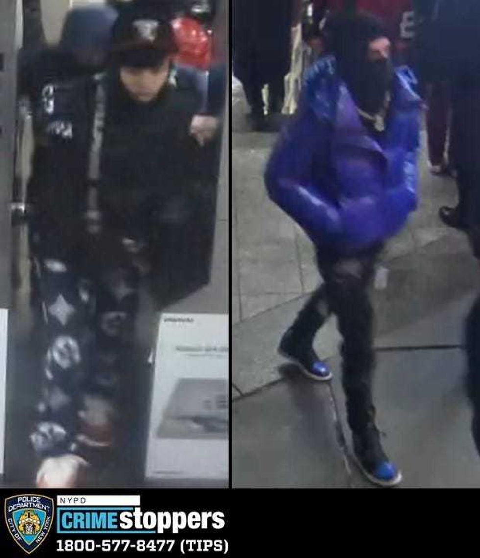 Suspects wanted in connection to the mob beating and stabbing of a 17-year-old boy in Times Square late Thursday afternoon.