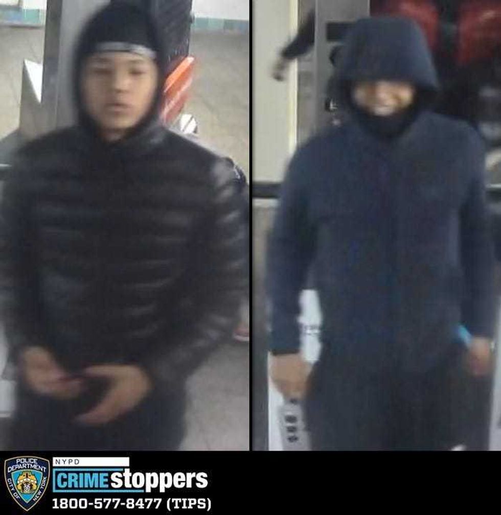 Suspects wanted in connection to the mob beating and stabbing of a 17-year-old boy in Times Square late Thursday afternoon.