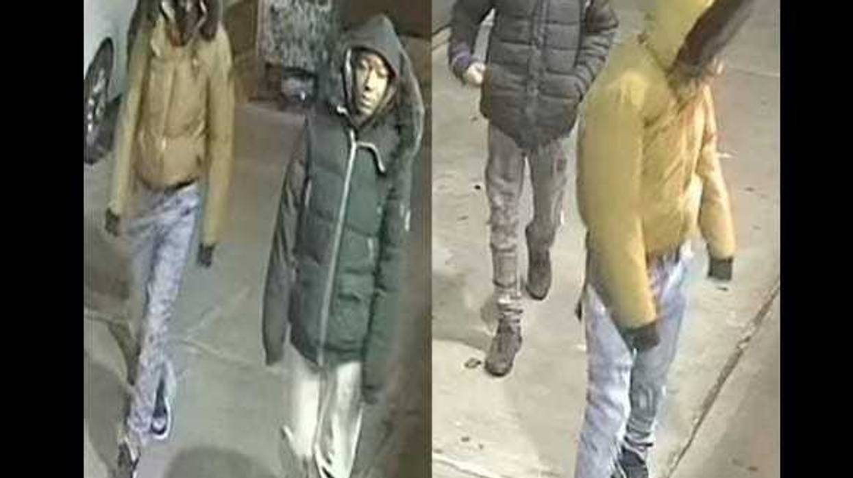 Suspects wanted in relation to a Bronx armed robbery that used a machete earlier this month.