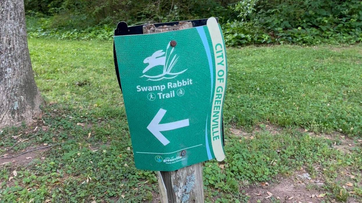 Swamp Rabbit Trail Sign