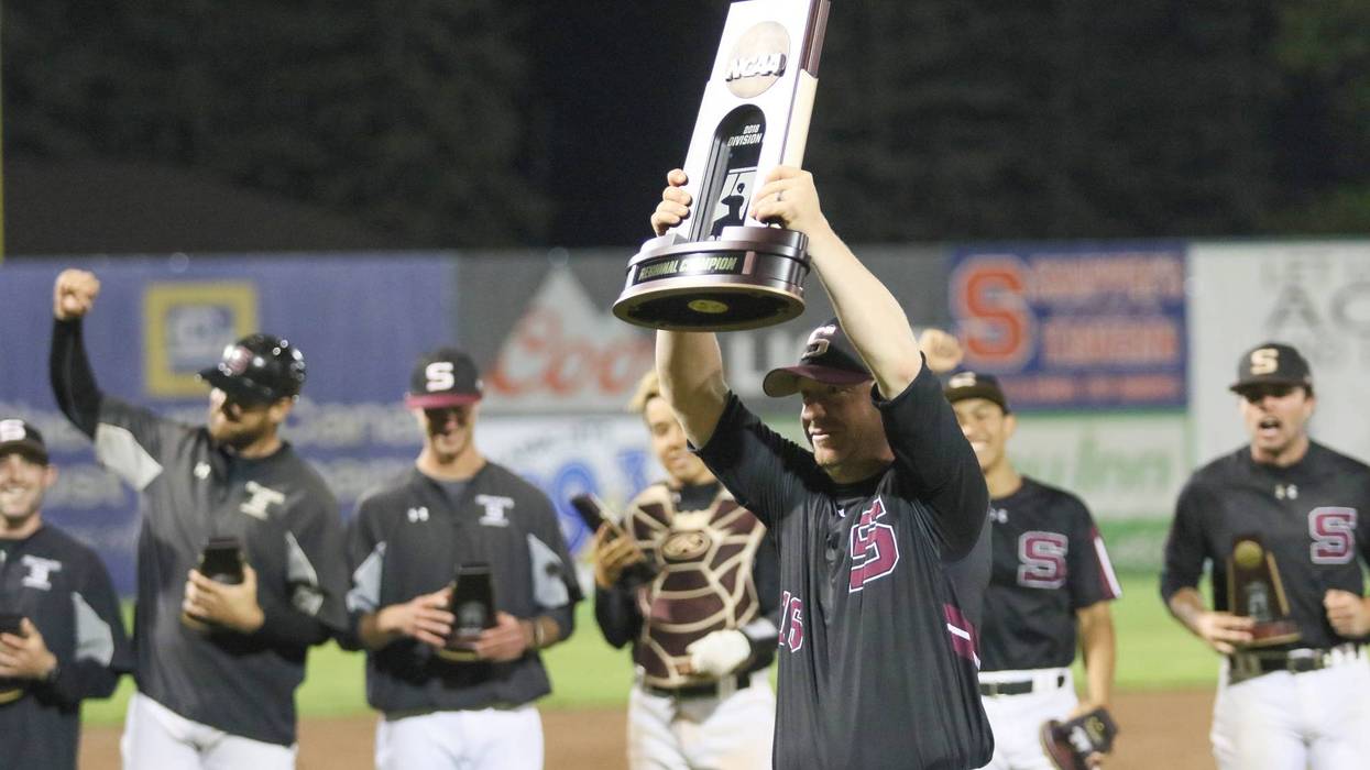 Swarthmore baseball head coach Matt Midkiff led the Garnet to a Centennial Conference win in 2018.