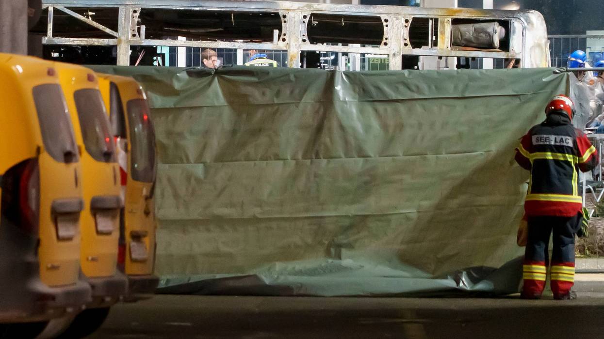 Switzerland Fire Postal Bus