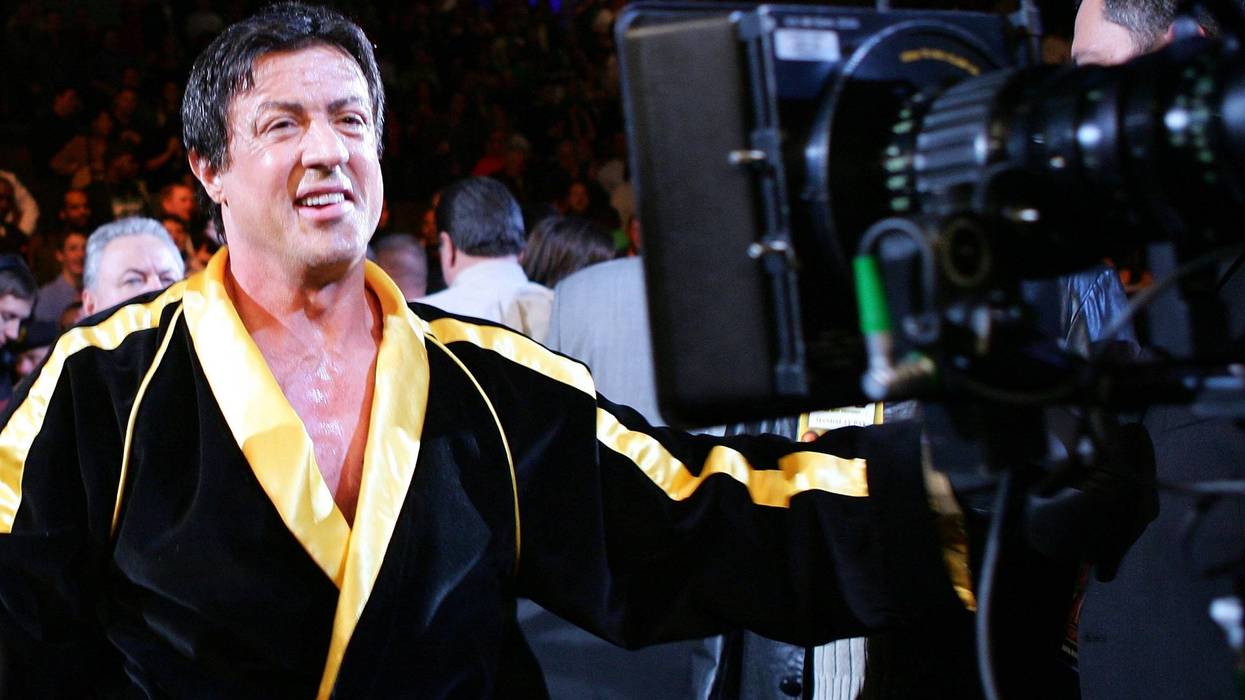 Sylvester Stallone as Rocky Balboa during the filming of his last Rocky movie, "Rocky Balboa."