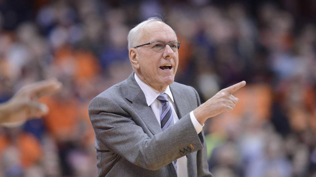 Syracuse Orange head coach Jim Boeheim