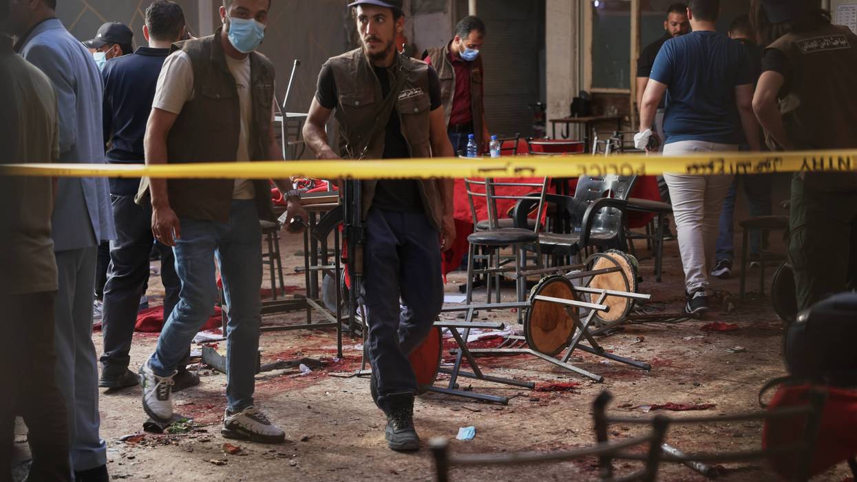 Syria Cafe Explosion 7498