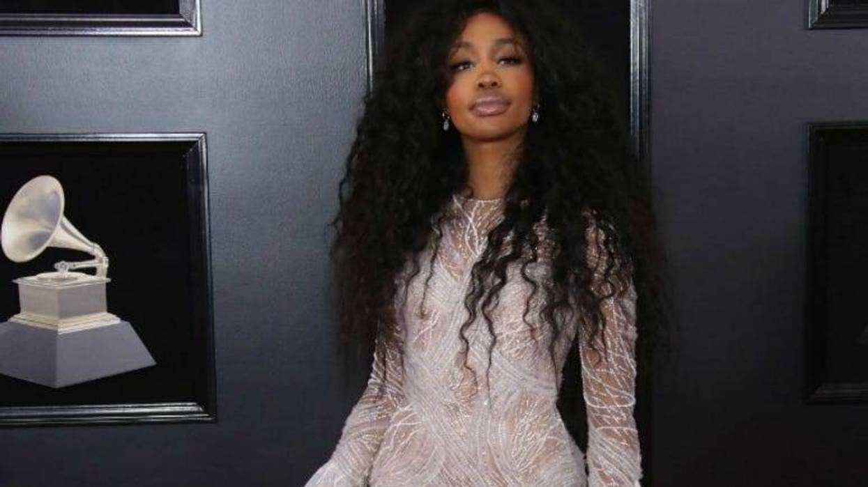 SZA arrives at the GRAMMY Awards in New York City