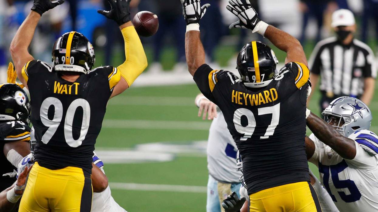 T.J. Watt and Cam Heyward