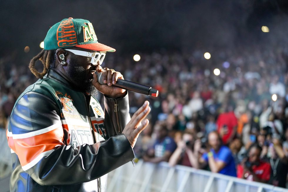 T-Pain performs onstage during Leon County