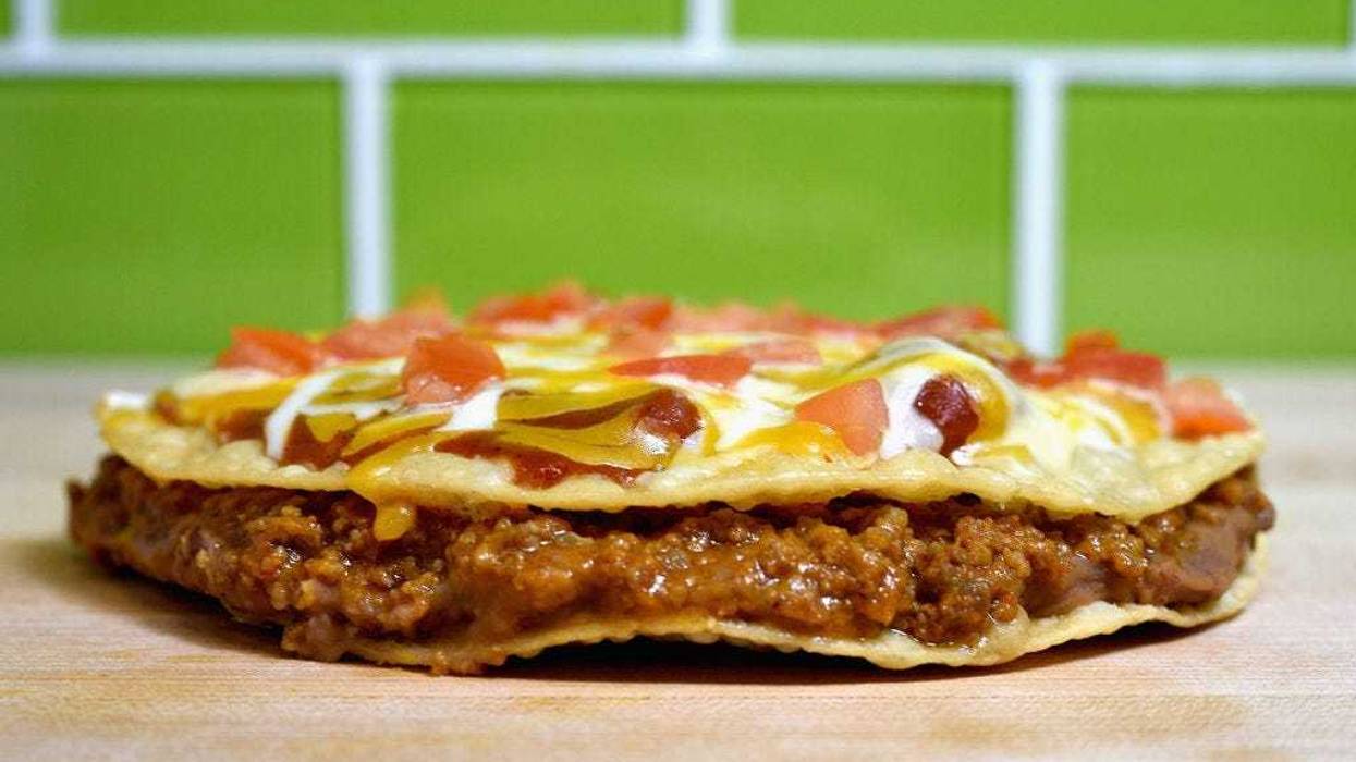 Taco Bell's Mexican Pizza.