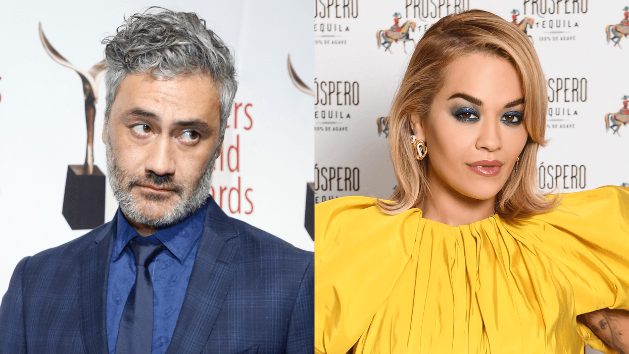 Taika Waititi and Rita Ora
