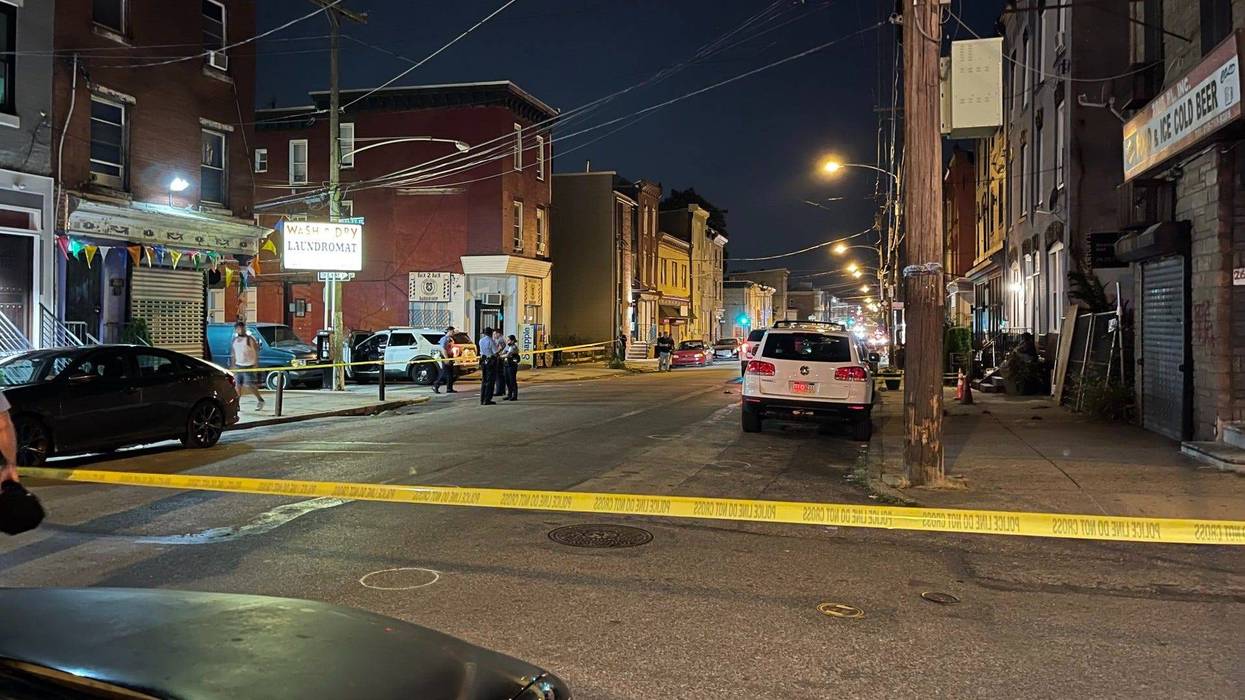 Taney Street, near Cecil B. Moore Avenue, in North Philadelphia, where a 44-year-old Uber driver was shot three times in the head on Wednesday night