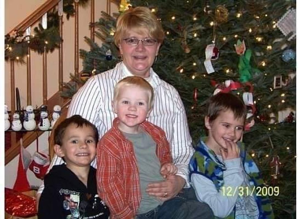 Tanya Zuvers with missing Skelton brothers
