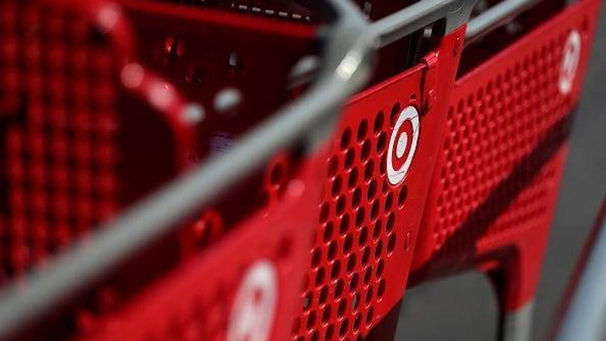 Target carts.