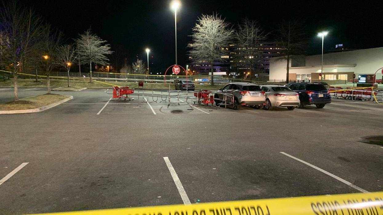 Target parking lot in Wynnefield Heights, Philadelphia