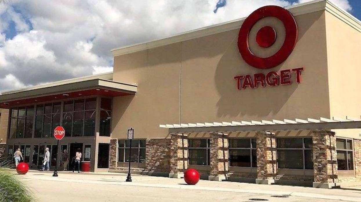 Target, Store, Logo, Storefront, Sunny, Blue Sky