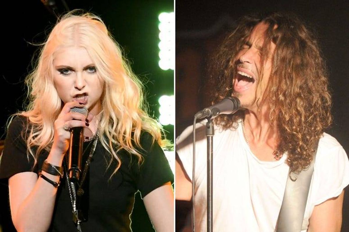 Taylor Momsen and Chris Cornell