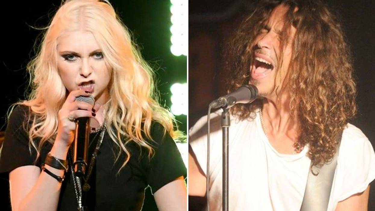 Taylor Momsen and Chris Cornell