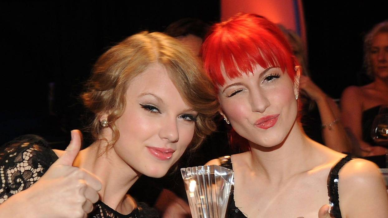 Taylor Swift and Hayley Williams
