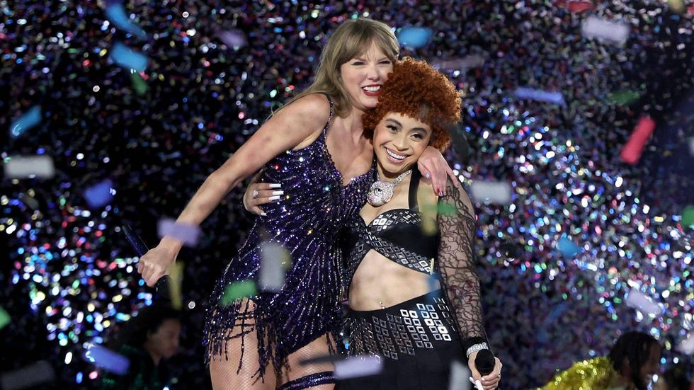 Ice Spice is getting advice from Taylor Swift, but she's not telling