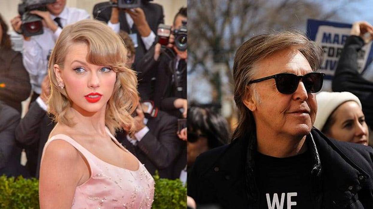 Taylor Swift and Paul McCartney