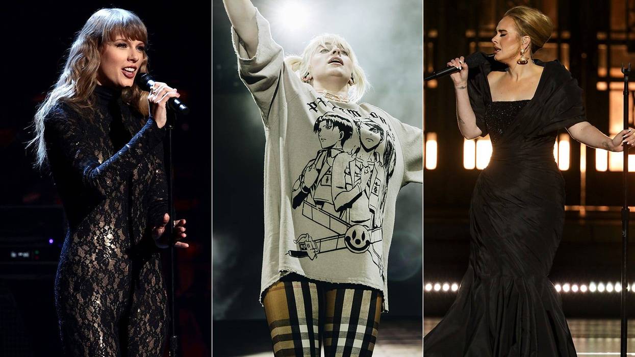 Taylor Swift, Billie Eilish, Adele