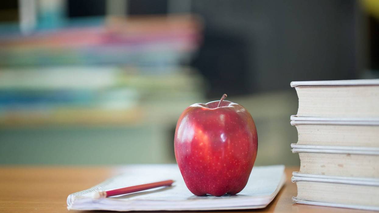 teacher's desk
