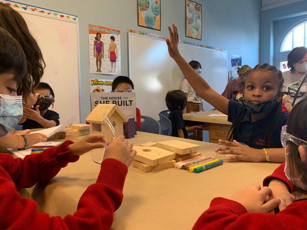 Teaching girls that women can do any job they want to